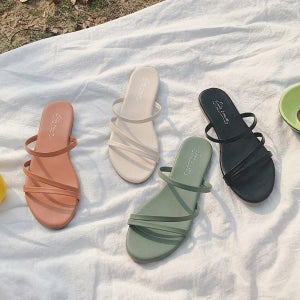 장마철샌들 레인 물놀이 발목 스트랩 엄마 꼬임 여행용 밴딩 해외 휴양지