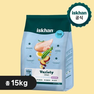 [대용량] 이즈칸 독 버라이어티 다이어트 15kg 강아지 사료