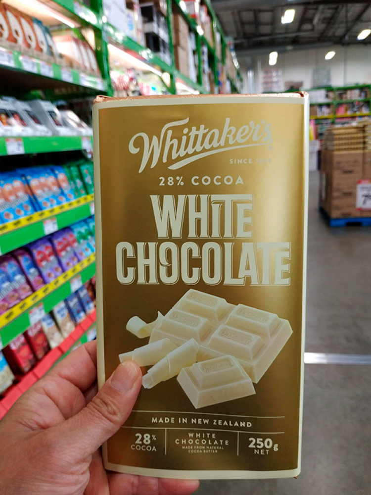 Whittaker's Chocolate White Chocolate, 250g, 1 Unit