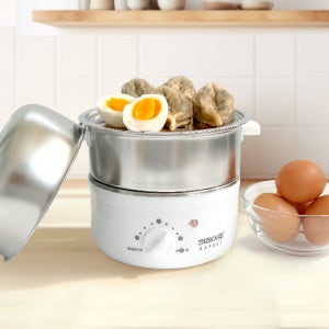 키친아트 계란찜기 2단 올스텐 계란삶는기계 에그쿠커