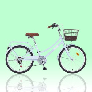 스마트 클로이 22 7단 바구니 짐받이 초보자 여성 자전거 완조립 2025