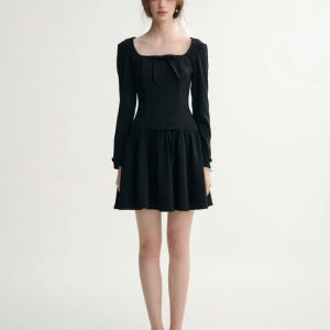 [신스덴] 포인트 리본 미니원피스