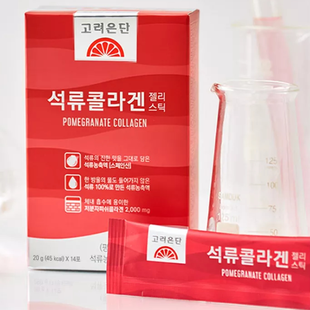 저분자피쉬 석류콜라겐 젤리스틱 농축액 석류즙 14포, 3개