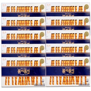 해태 롤리폴리 196g X 10개 비스켓 대용량과자 간식