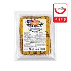 세미원 고구마치즈스틱 1kg (25g x 40개입) 1박스 (1kg x 4개입)