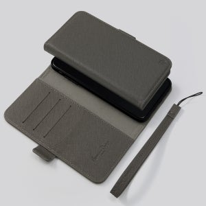 사피아노 수제 가죽 지갑 다이어리 케이스 클레이 그레이, 갤럭시A42