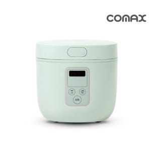 코멕스 2-3인용 디지털 마카롱 미니 전기밥솥 CM-RC20B 보온 예약 9가지 메뉴선택
