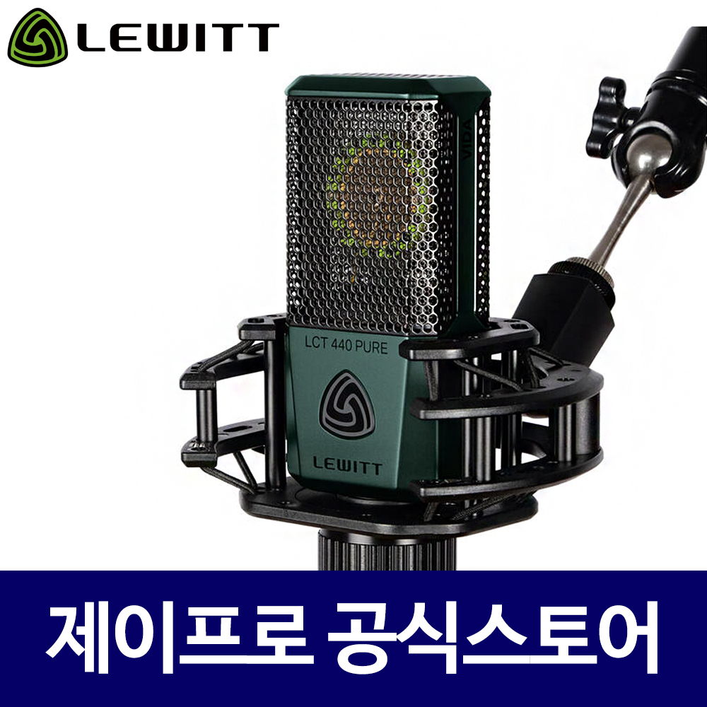 LEWITT LCT440PURE VIDA 레코딩마이크 스튜디오 보컬 녹음용 콘덴서 마이크