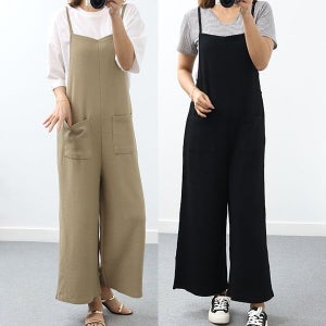 여성점프수트 여름멜빵바지 오버롤