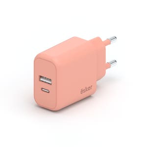 에스커 GaN USB PD PPS C타입 컬러 초고속충전기 35W(2포트)