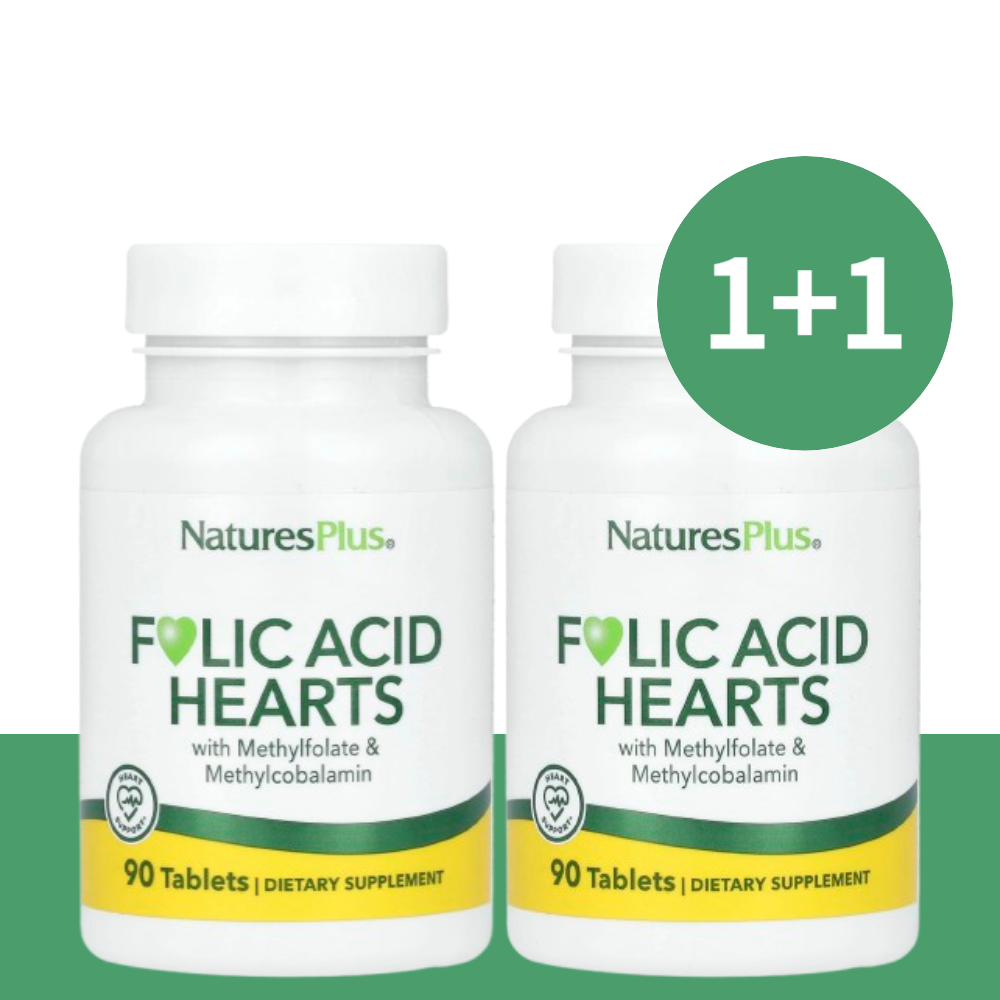 네이처스플러스 임신부 <b>엽산</b> Folicacid 400 mcg 90정(1+1)