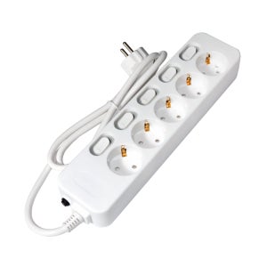 써지오 5구 개별 스위치(16A)안전 멀티탭 3M
