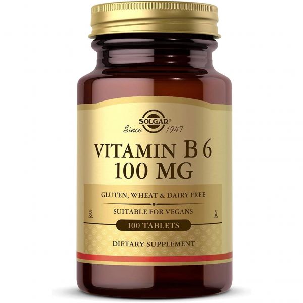 솔가 <b>비타민B6</b> 100mg 100정