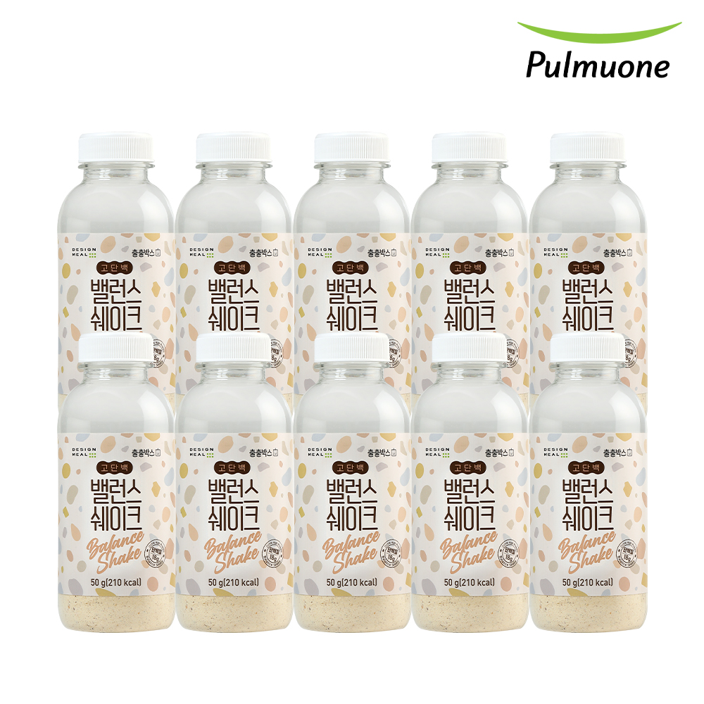 <b>풀무원</b> 디자인밀 밸런스쉐이크 50g X10개 <b>단백질</b> 식사대용 균형 영양식