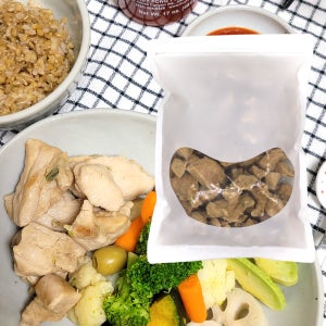 올심찬 스팀 닭가슴살 마늘맛 1kg 냉동 대용량 닭가슴살