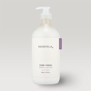 나인밀라 퓨어 히노끼 비건 바디 로션 1000ml 향좋은 고보습 등드름 블랙베리, 1L, 1개