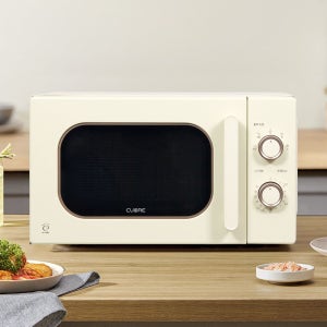 쿠오레 전자레인지 CMW-M20IR UE 레트로 기계식 미니 소형 20L