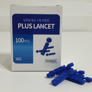 일회용 멸균 채혈침 (란셋) 100개 30G