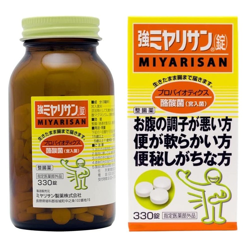 강 미야리산 일본 낙산균 유산균 부티르산 프로바이오틱스 330정, 1개