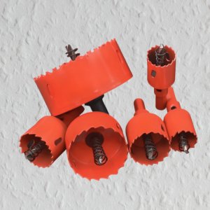 홀커터 천장 구멍 다운라이트 홀쏘 6pc 세트 목공 석고보드 목재 철판