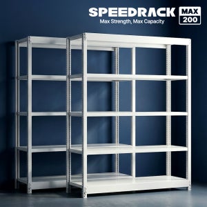 스피드랙 맥스 200KG 철제선반 조립식 앵글 창고 고릴라랙 경량랙 독립형 9030150 5단
