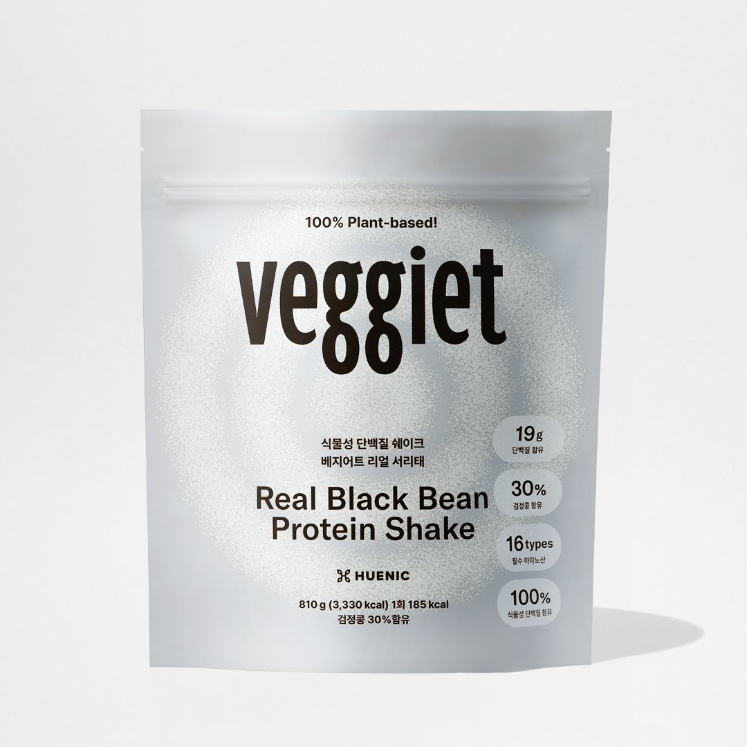 휴닉 베지어트 식물성 <b>단백질</b> 쉐이크 리필 810g <b>완두콩</b> 비건 곡물 카카오 서리태 검은콩