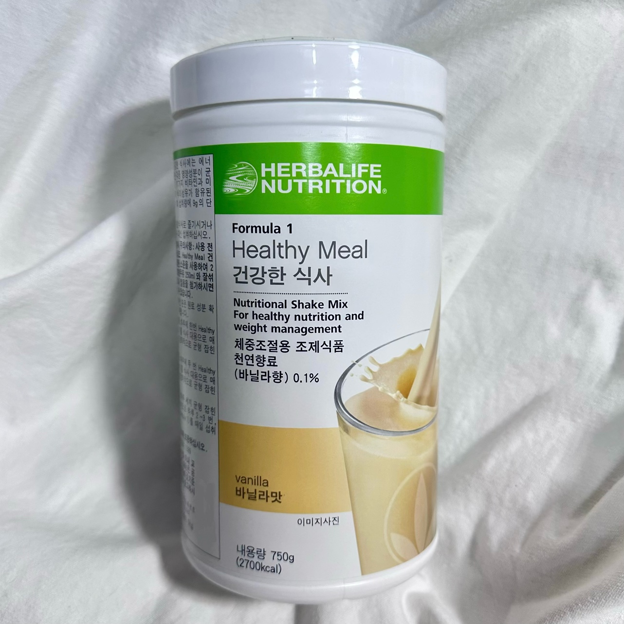 <b>허벌라이프 단백질</b> 쉐이크 식사대용 바닐라맛 750g, 1개