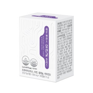 하루밸런스유산균플러스30캡슐 프로바이오틱스 아연 셀레늄 비타민D 19종유산균 식물성캡슐 락토바실러스 배변활동원활 다이어트 영양불균형인분