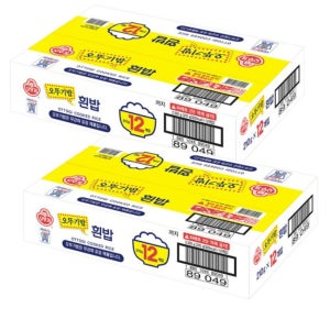 오뚜기 간편식 맛있는 밥 흰밥 210g 24입