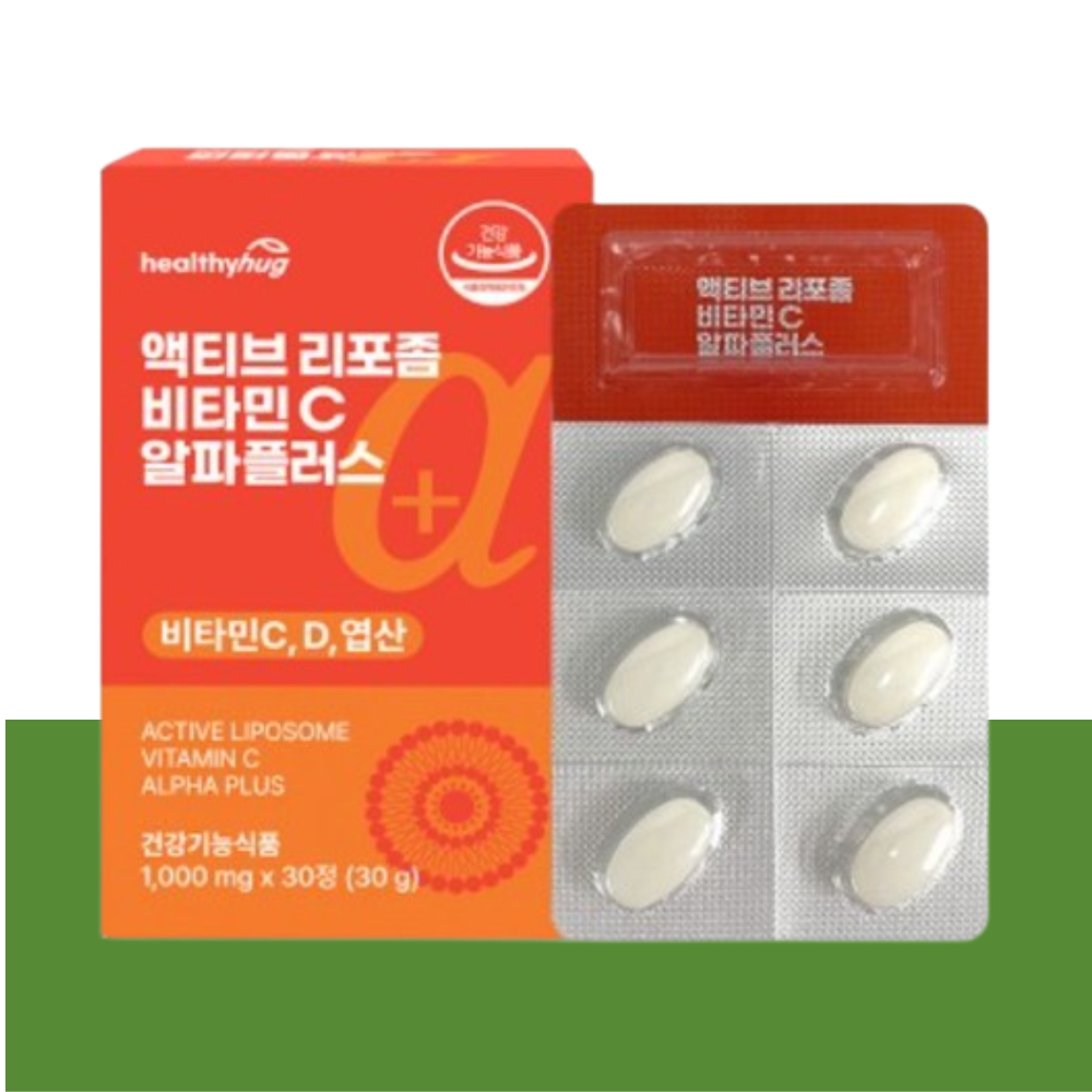 <b>더좋은</b>리포좀비타민C 액티브비타민CD 비타C1000mg 30정, 1개