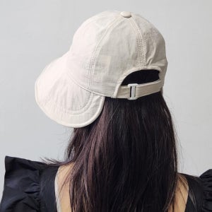 여성 챙넓은 벙거지 보넷 햇빛 차단 와이어 벨크로 모자 버킷햇