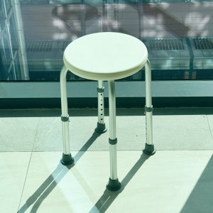 펀생샵 원형 미니 보조의자 높이조절 등받이없는 소형 공방 물레 의자