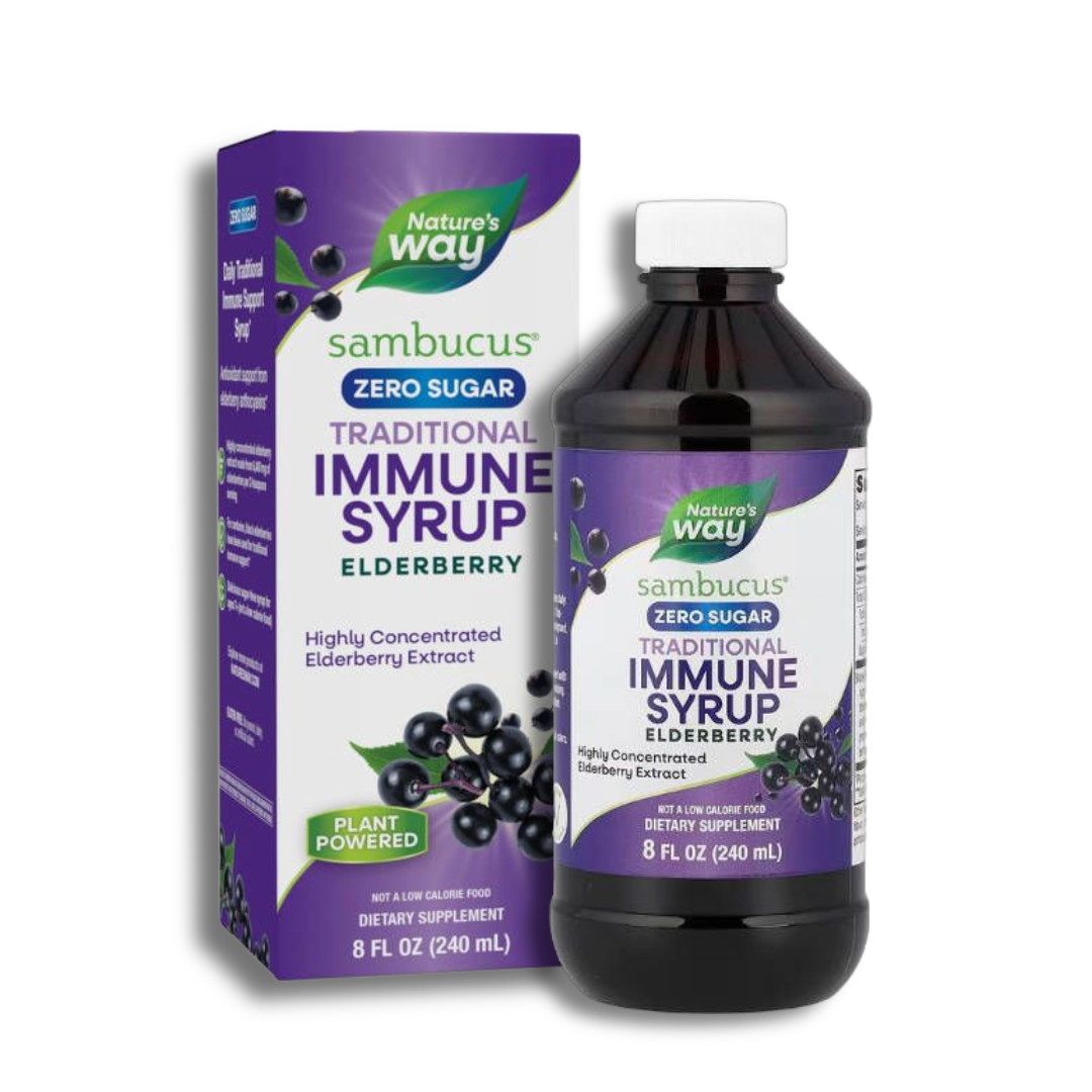 네이쳐스웨이 <b>삼부커스 엘더베리 시럽</b> 무설탕 240ml