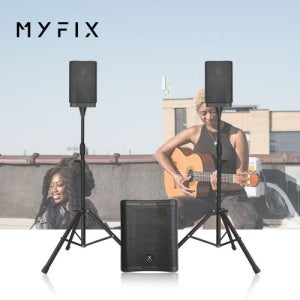 [MYFIX] STAGE2 마이픽스 스테이지2 포터블 내장배터리 액티브 버스킹 스피커