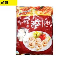 산동 편의점 맛있는 육즙 고향 냉동 대용량 미식 만두 김치 손만두 1.4kg 1개
