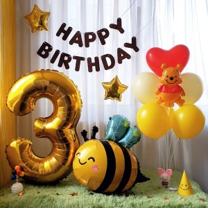 디즈니 곰돌이 푸 생일파티세트 위니더푸 두돌생일상 3