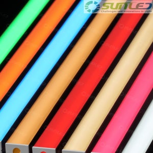 COB LED바 1m 제작바 1307 방열판 인테리어 라인조명 줄조명 불투명 12V 레드