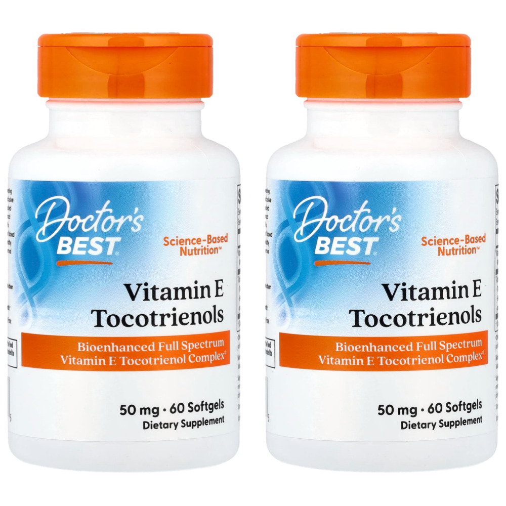 Doctor’s Best Tocotrienols Vitamin E 토코트리에놀 50mg 60정 2개