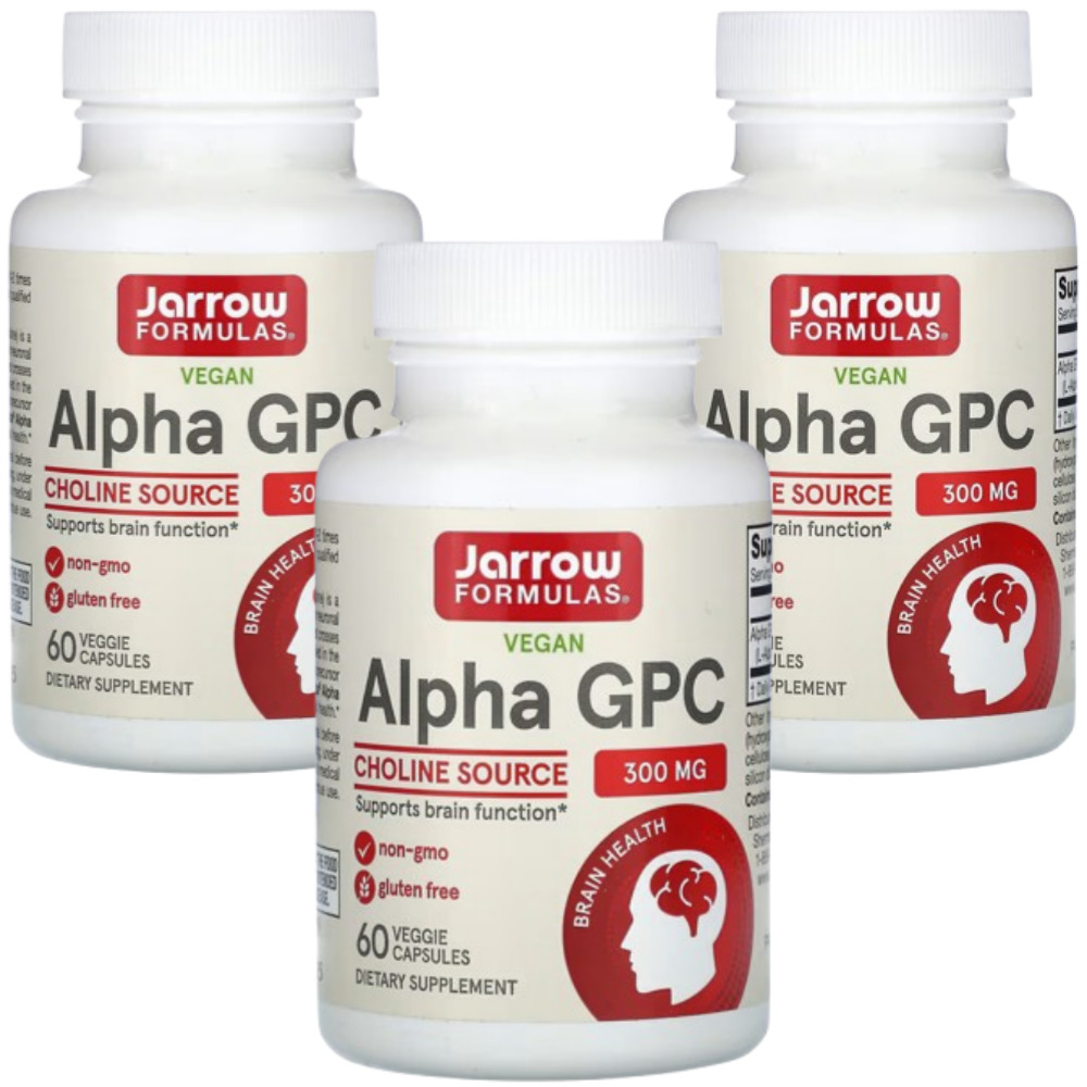 Jarrow Formulas Alpha GPC 알파 지피씨 300mg 60정 3개
