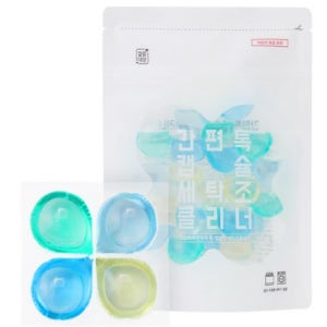 캡슐 세탁조 클리너 간편 드럼 통돌이 세탁기통 세척 세제 6개입