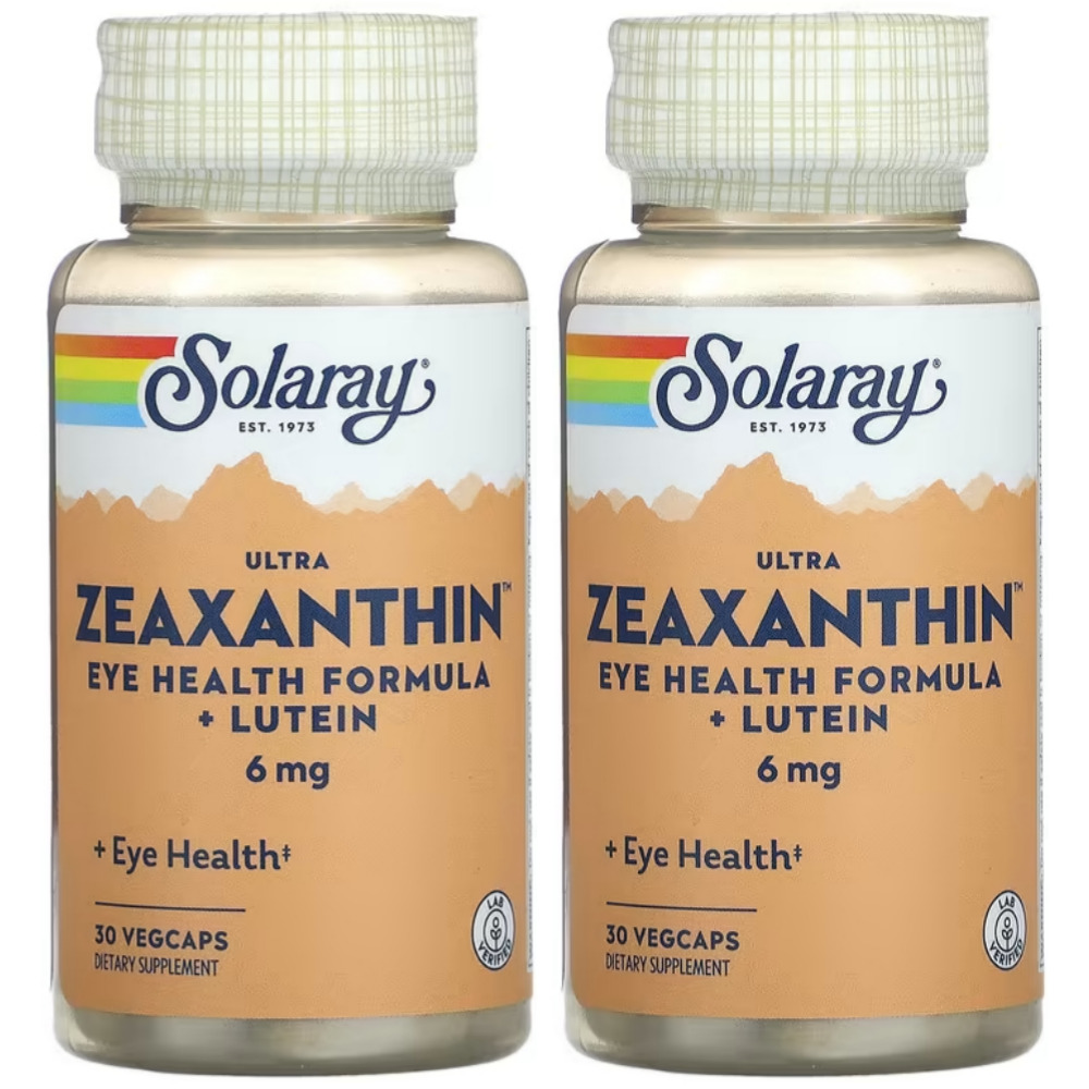 Solaray <b>Zeaxanthin</b> 제아잔틴 6mg 30정 2개