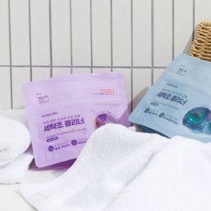 캡슐 세탁조 클리너 간편 드럼 통돌이 세탁기통 세척 세제 12개입