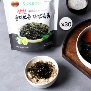 업소용 광천 올리브 자반 돌 김자반 자반김 김자반볶음(35gx30팩)