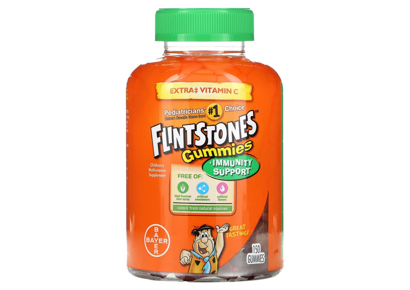 플린트스톤 어린이 <b>멀티비타민</b> 플러스 <b>이뮤니티서포트</b> 150구미