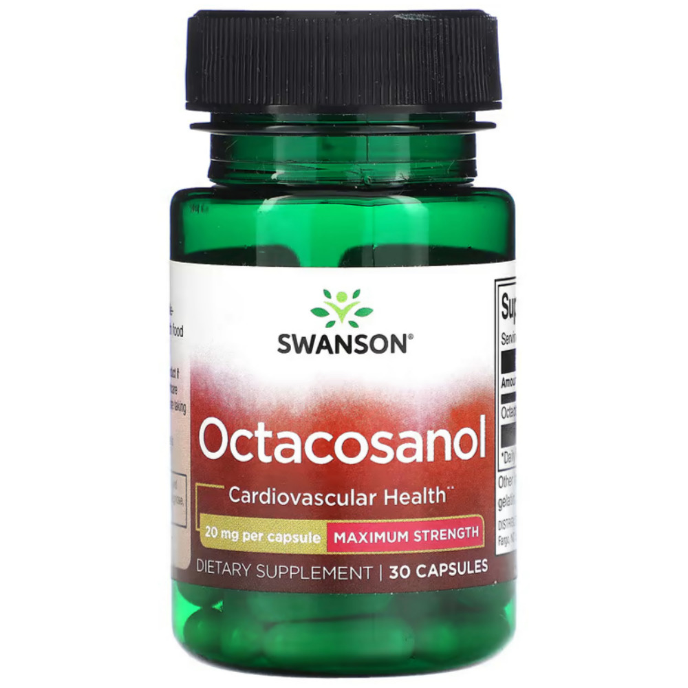 Swanson <b>Octacosanol</b> 옥타코사놀 20mg 30정