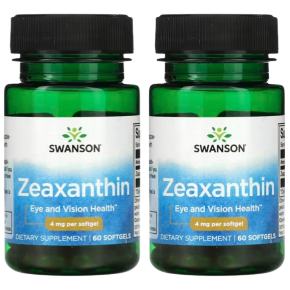 Swanson <b>Zeaxanthin</b> 제아잔틴 4mg 60정 2개