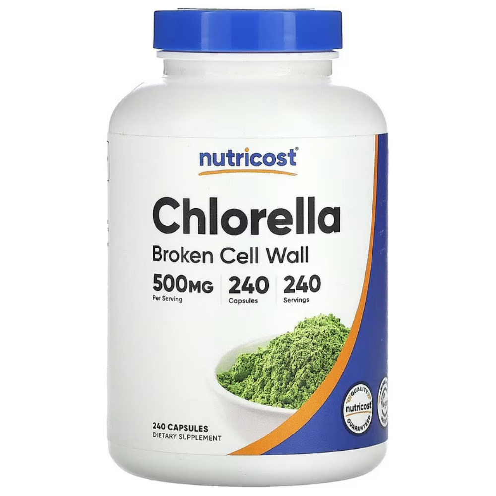 <b>Nutricost Chlorella</b> 클로렐라 500mg 240정