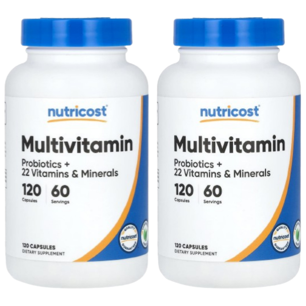 Nutricost <b>Multivitamin</b> <b>멀티비타민</b> 120정 2개