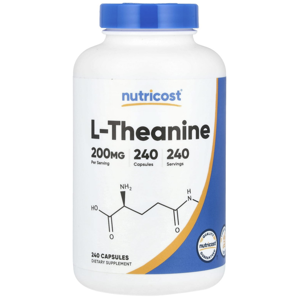 <b>Nutricost</b> L <b>Theanine</b> <b>테아닌</b> 200mg 240정