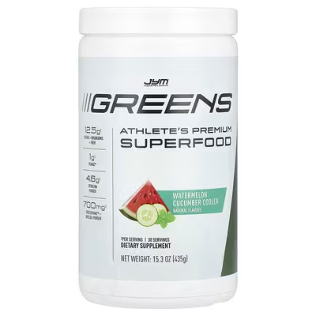<b>JYM Supplement Science</b> Greens 슈퍼 푸드 수박 오이 쿨러 435g